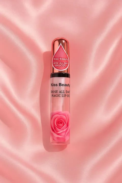 Rose lip oil for soft Smooth Luscious lips Beauty - image 3