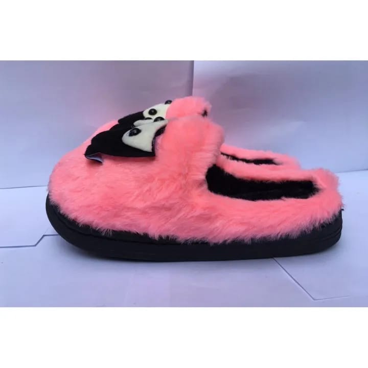 Stylish Bat Faced Inner/Outer Fur Winter Unisex Shoes For 5-7.5 years Kids (Indoor, Outdoor And Kitchen) - image 1