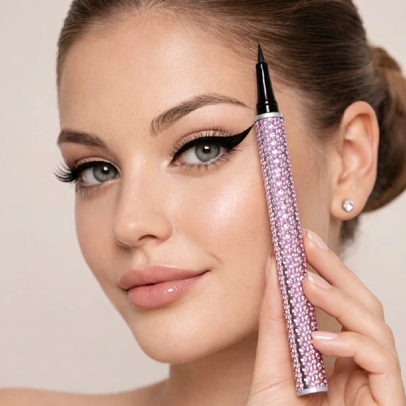 Marker Eyeliner, Liquid Eyeliner, Black Waterproof Eyeliner, Long-Lasting Ultra-Thin Makeup Eyeliner, Long-Lasting Makeup, Ultra-Fine Eyeliner - image 1