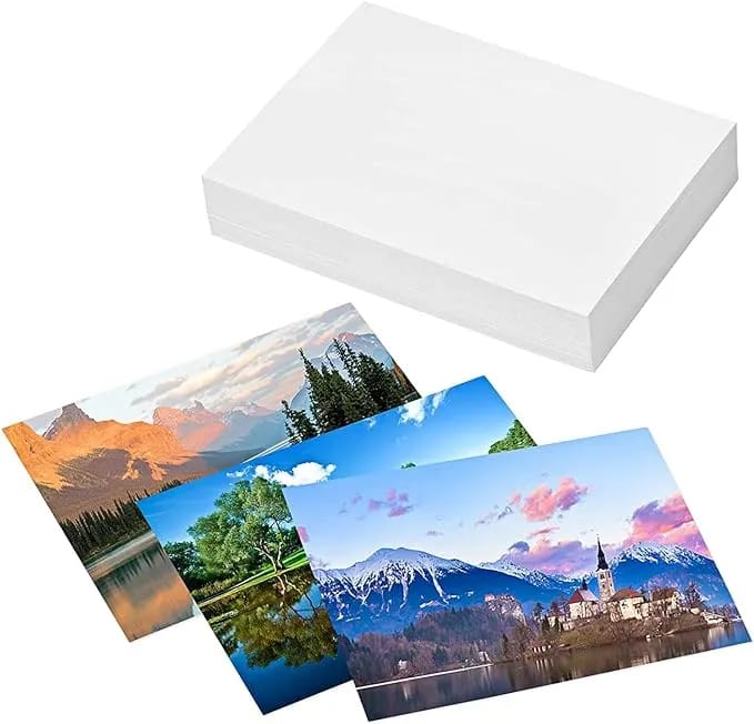 100 Sheets Photo Paper 3.5" x 5" Premium Glossy Photo Paper Picture Paper Printer Brochure Paper Glossy Office Supplies - image 3