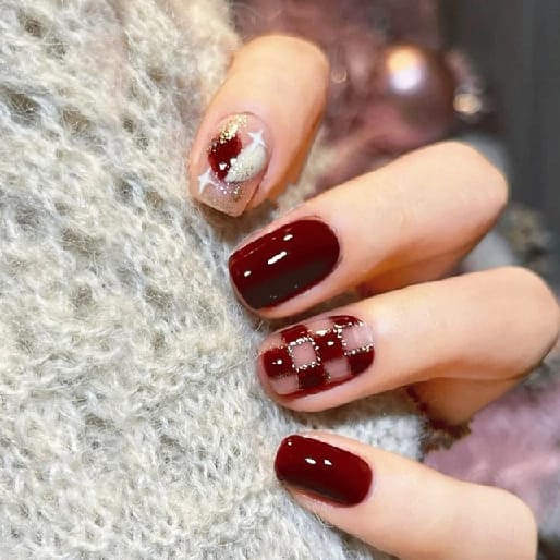 Upgrade Your Look With 24pcs Fake Nail & 1sheet Tape & 1pc Nail File, Press On Nails - image 3