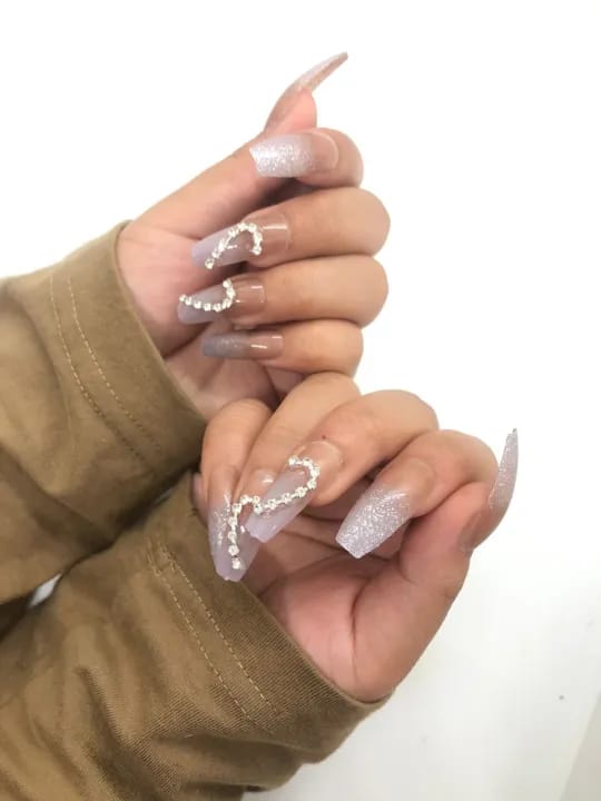 24 Pieces Unbreakable Reusable Exquisite Series Fake Nail - Fast Quick Press Artificial Nails For Party Wear Comes With Tape Glue And Remover - image 3