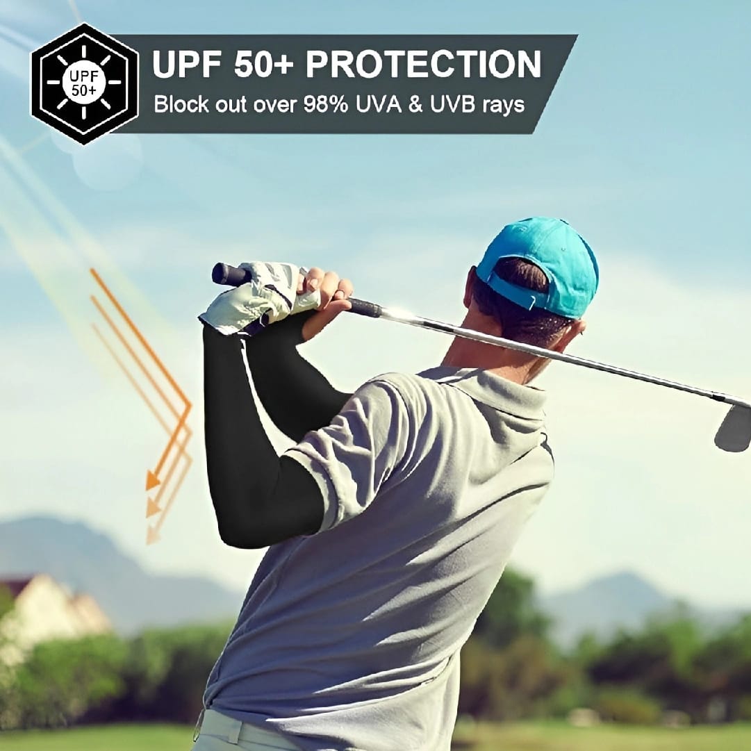 Let'S Slim Arm Sleeve Gloves With Thumb Hole Protect From Uv Rays - image 4