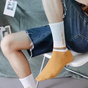 Free Size 3 Pairs Unisex Cool Style Socks For Unisex, - 3 Different Colors, Included socks washing soap as Gift - image 2