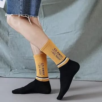 Free Size 3 Pairs Unisex Cool Style Socks For Unisex, - 3 Different Colors, Included socks washing soap as Gift - image 3