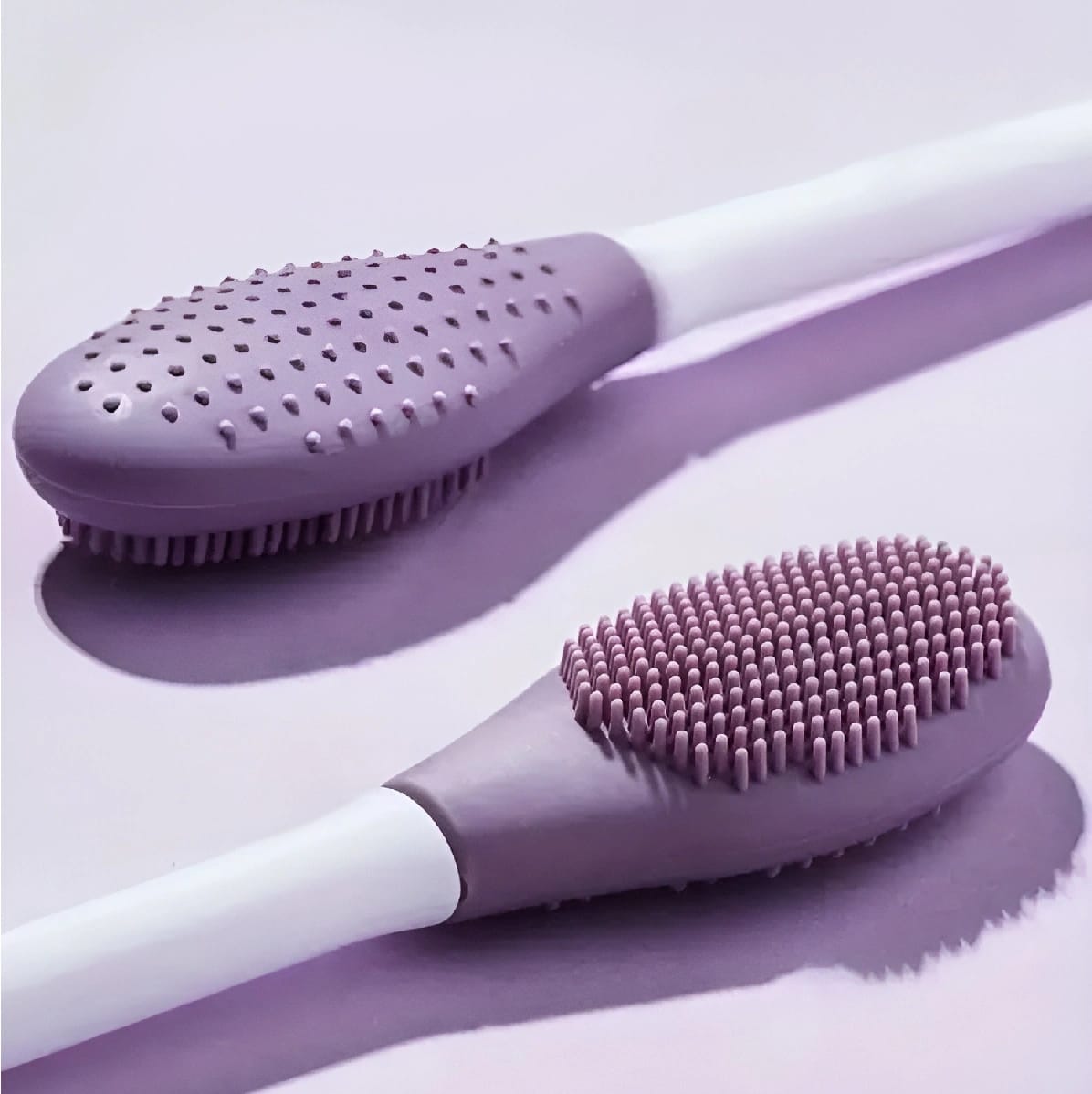 1 Piece 2 In 1 Double-Sided Facial Scrubber Brush Tool For Deep Gently Exfoliating Of Face & Body - image 1