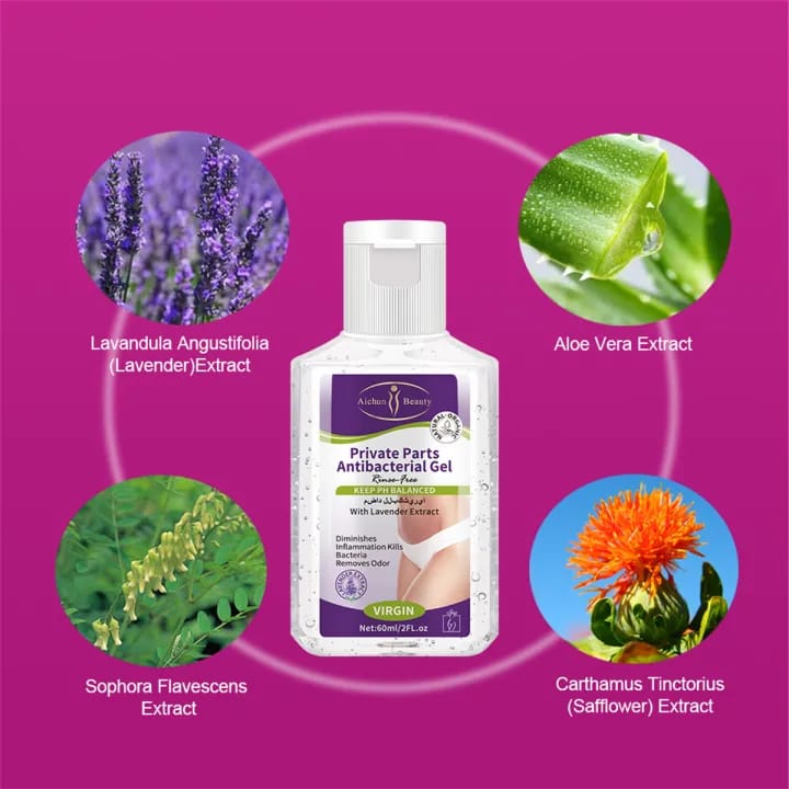 Aichun Beauty Vaginal Wash – Feminine Hygiene Gel for Odor & Itching Relief (60ml) with Lavender Extract - image 5