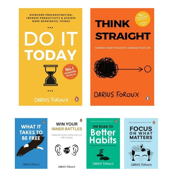 Combo Set Of Six Books By Darius Foroux