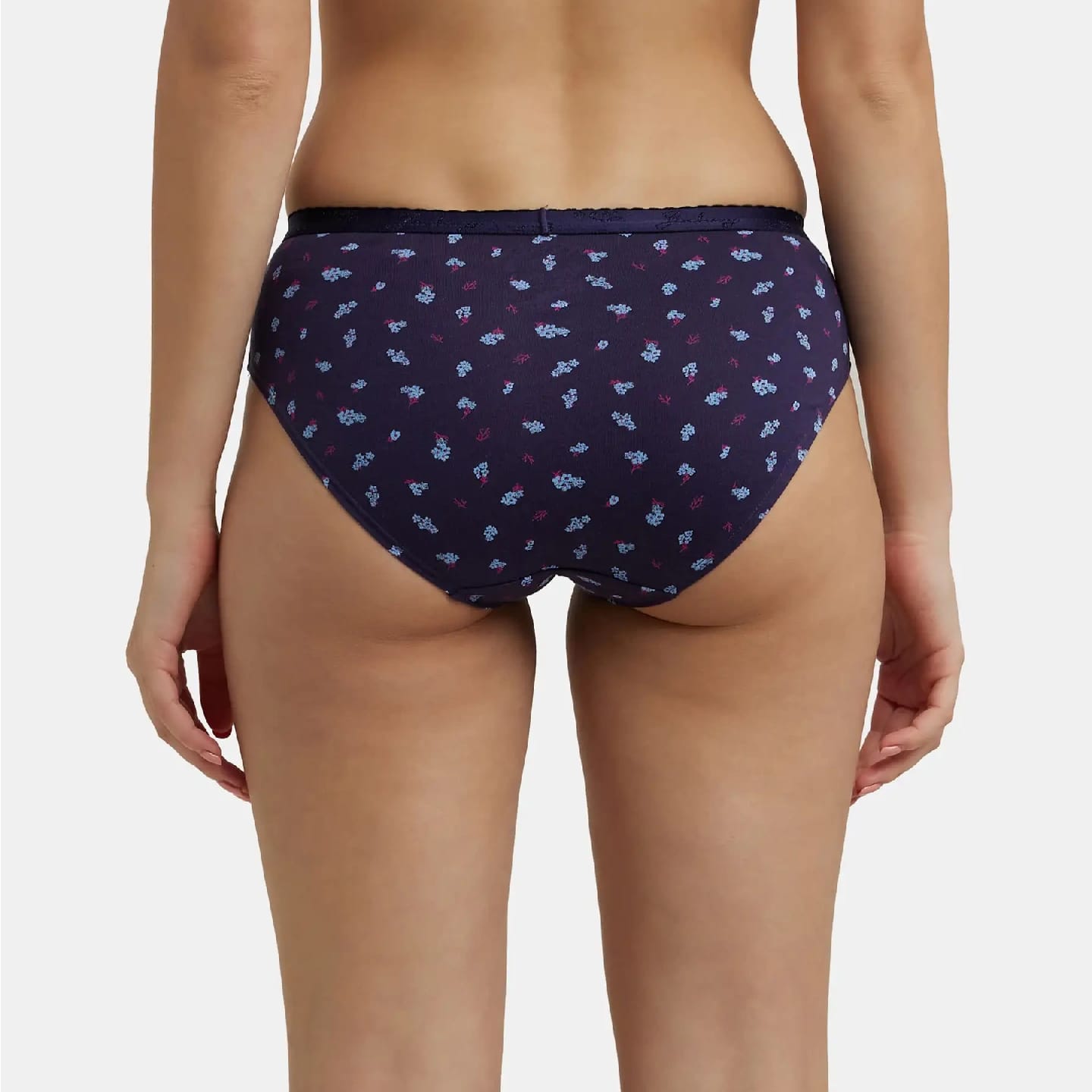 High Coverage Super Combed Cotton Hipster With Ultrasoft Exposed Waistband And StayFresh Treatment - Dark Prints (Pack Of 3) - image 3