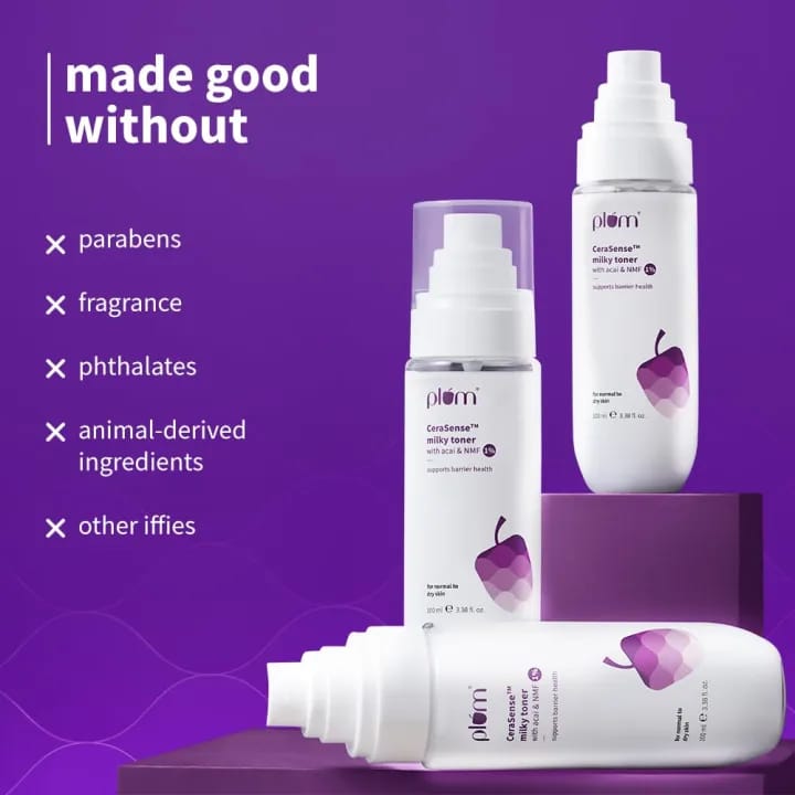 Plum CeraSenseTM Milky Toner for Barrier Repair & Hydration (100ml) - image 3