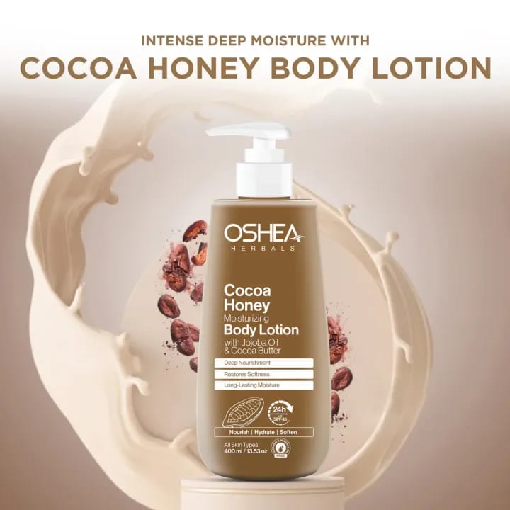 0SHEA HERBALS Cocoa Honey Moisturizing Body Lotion (400ml) - image 1