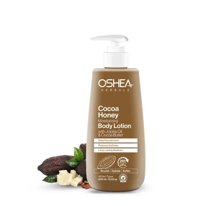 0SHEA HERBALS Cocoa Honey Moisturizing Body Lotion (400ml) - image 5