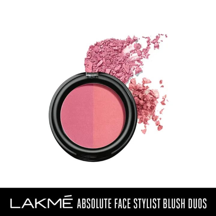 Lakme Absolute Face Stylist Blush Duos - Pink Blush (6g) - image 2
