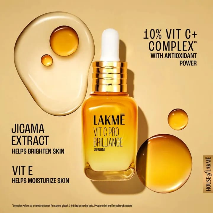 Lakme 9 to 5 Vitamin C+ Facial Serum with 98% Pure Vitamin C Complex (30ml) - image 2