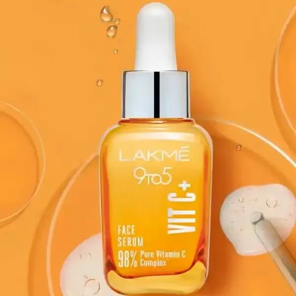 Lakme 9 to 5 Vitamin C+ Facial Serum with 98% Pure Vitamin C Complex (30ml) - image 1