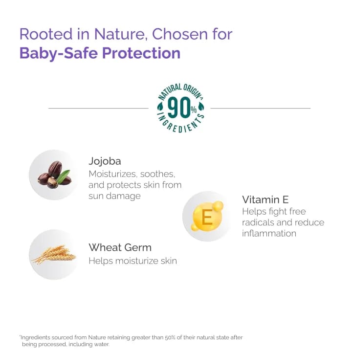 Himalaya Gentle Baby Sunscreen Lotion SPF 50 PA++++ UVA/UVB Broad Spectrum Protection with Jojoba Oil & Vitamin E | Non-Greasy, No White Cast (50ml) - image 4