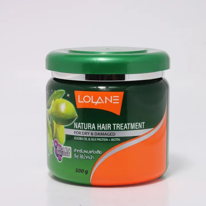 L0LANE NATURA DRY & Damaged Hair Treatment Conditioner Jojoba Oil & Silk Protein (500g) - image 1