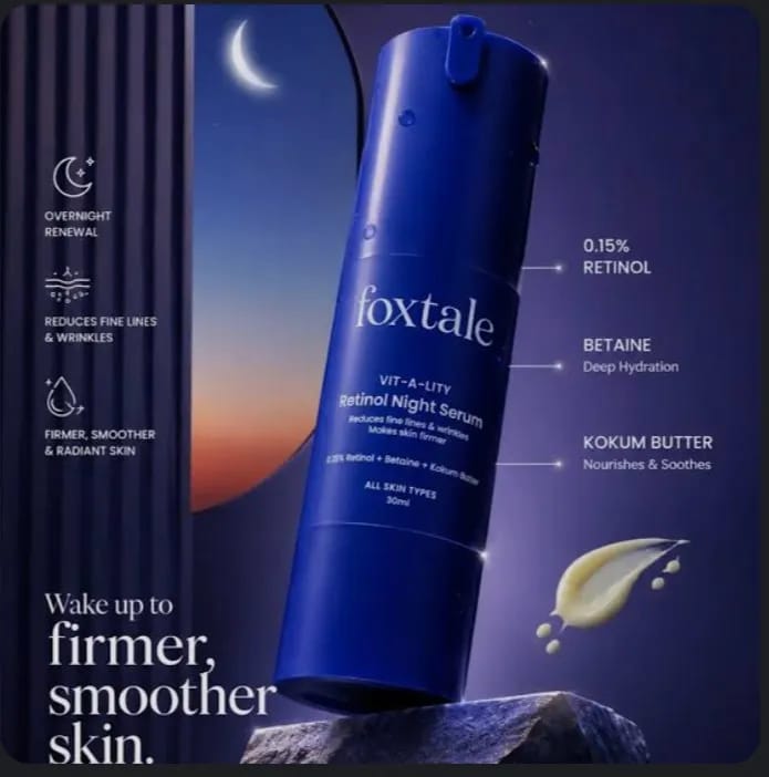 Foxtale 0.15% Encapsulated Retinol Night Serum (30ml) - image 1