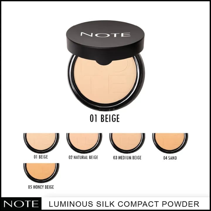 Note Luminous Silk Compact Powder - 05 Honey Beige (10 g) - image 3