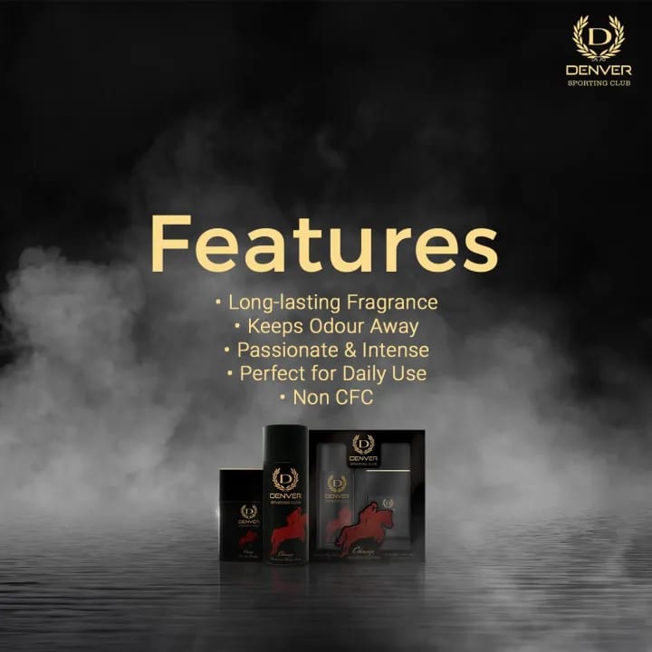 Denver Sporting Club Champ Perfume and Deo Combo Set - 60ml & 165 ml - image 2
