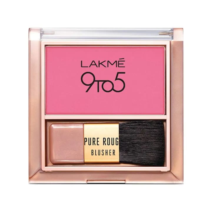Lakme 9 to 5 Pure Rouge Blusher - Pretty Pink (6g) - image 3