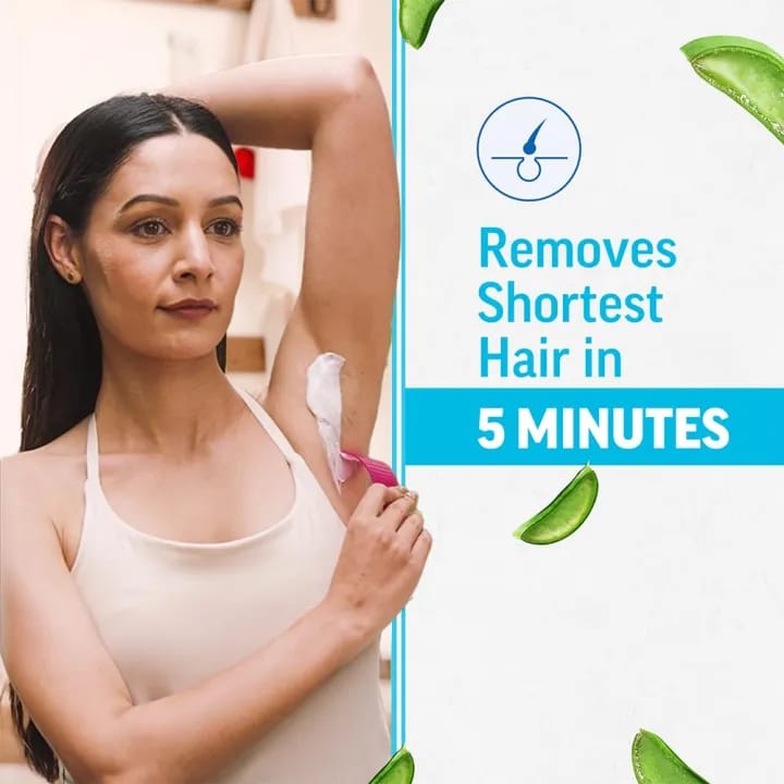 ReckittVeet Hair Removal Cream with Aloe Vera and Vitamin E for Sensitive Skin - 100g - image 3