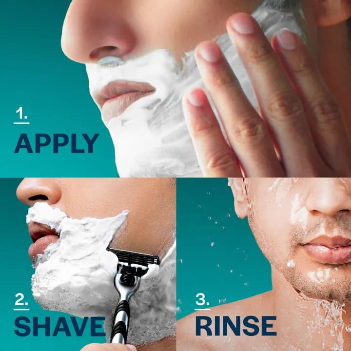 GlLLETTE Classic Sensitive Shave Foam - 418g - image 5