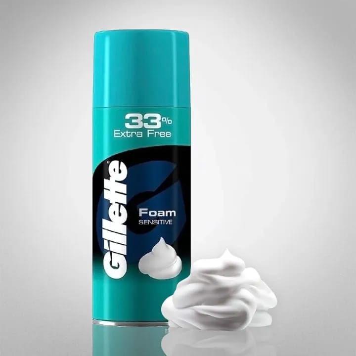GlLLETTE Classic Sensitive Shave Foam - 418g - image 1