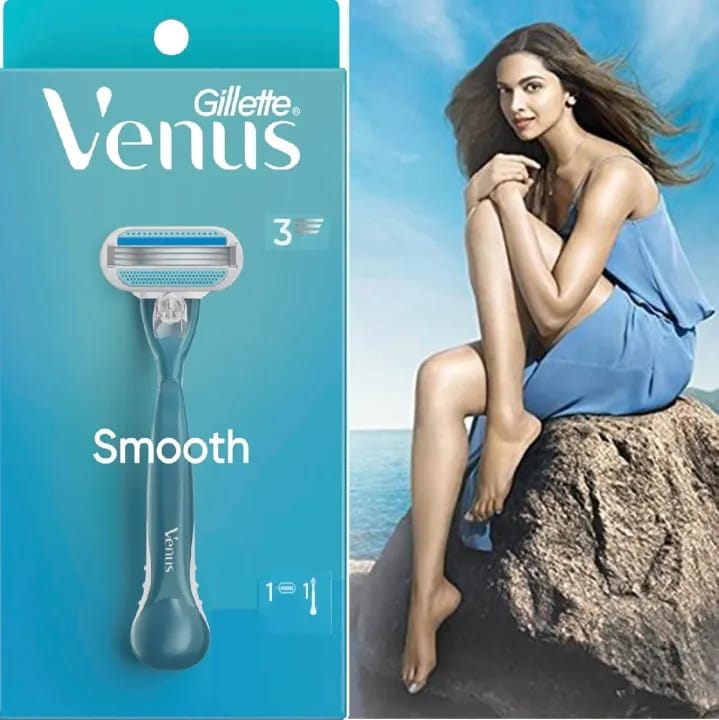 Gillette Venus Smooth Escape Razor For Women (1 Handle + 1 Blade) - image 1