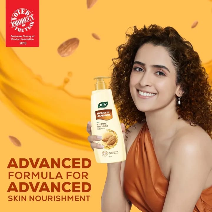 JOY Honey & Almonds Advanced Nourishing Lightweight Body Lotion With Shea Butter (750ml) - image 5