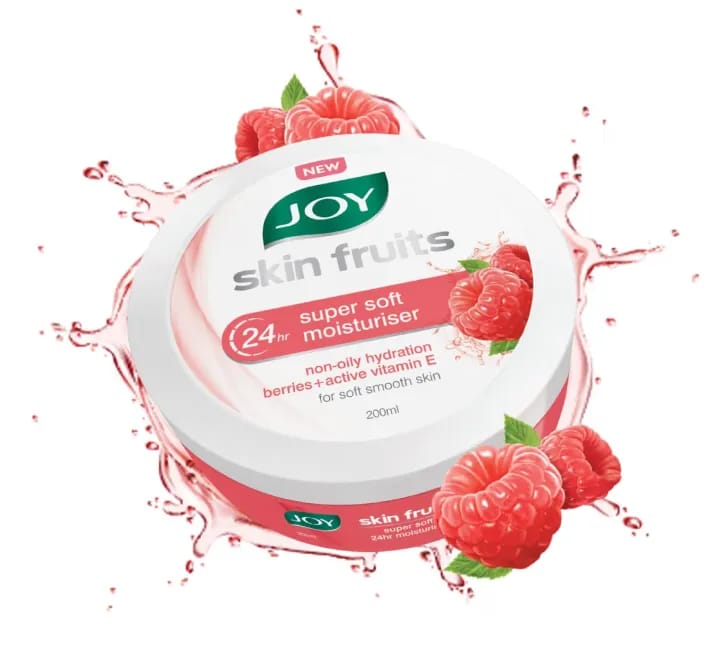 J0Y Super Soft Skin Cream For 24 Hr Moisturization (Berries) - Lightweight & Oil Free (200ml) - image 1