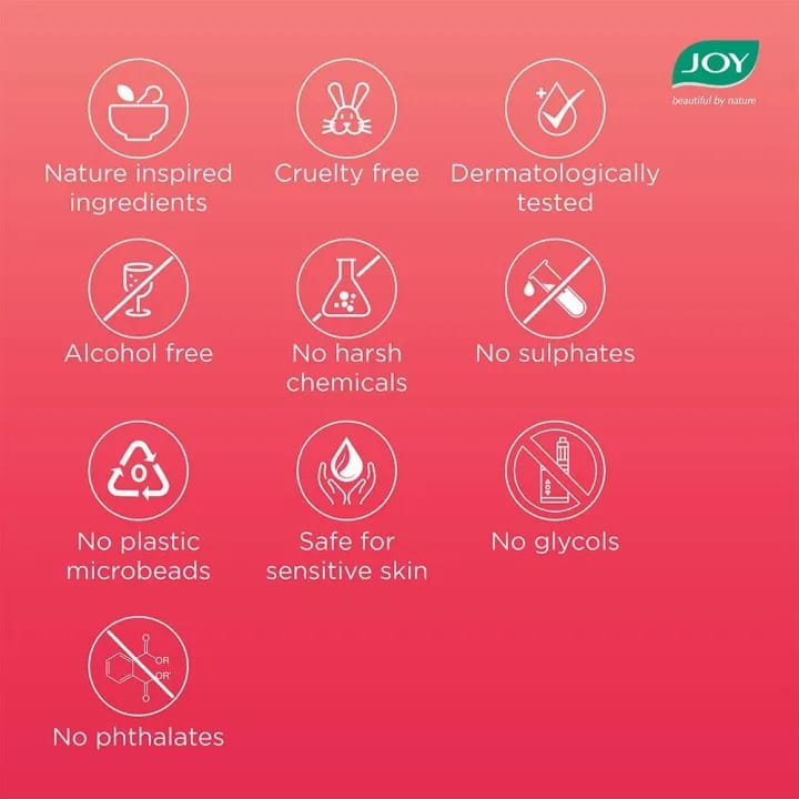 J0Y Super Soft Skin Cream For 24 Hr Moisturization (Berries) - Lightweight & Oil Free (200ml) - image 5