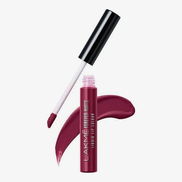 Lakme Forever Matte Liquid Lip Color - 22 Red Wine (3.4g) - image 1