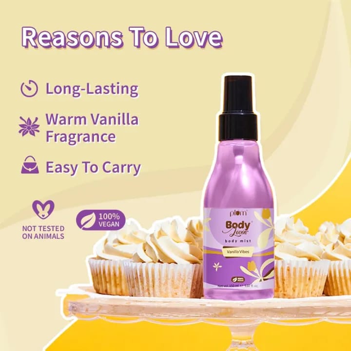 Plum BodyLovin' Vanilla Vibes Body Mist 150ml) - image 4