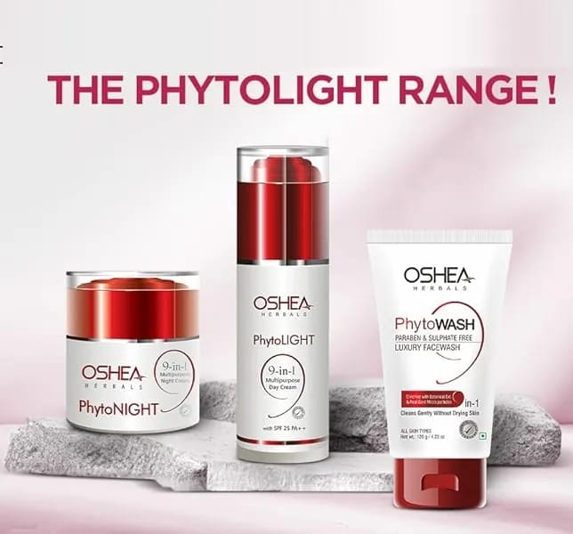 0SHEA HERBALS 9 in 1 Multipurpose Face Wash | Day Cream | Night Cream Combo Pack (120g+ 50g+50g) - image 1