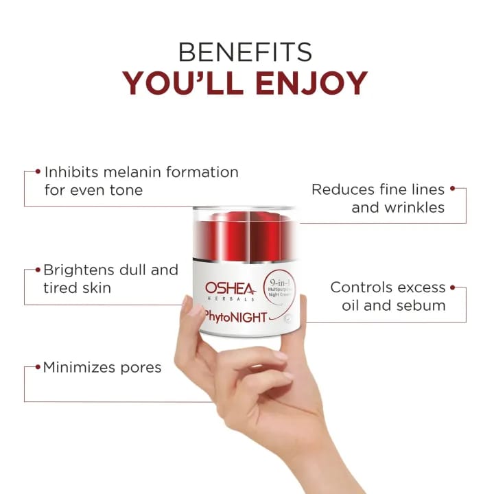 0SHEA HERBALS 9 in 1 Multipurpose Face Wash | Day Cream | Night Cream Combo Pack (120g+ 50g+50g) - image 3