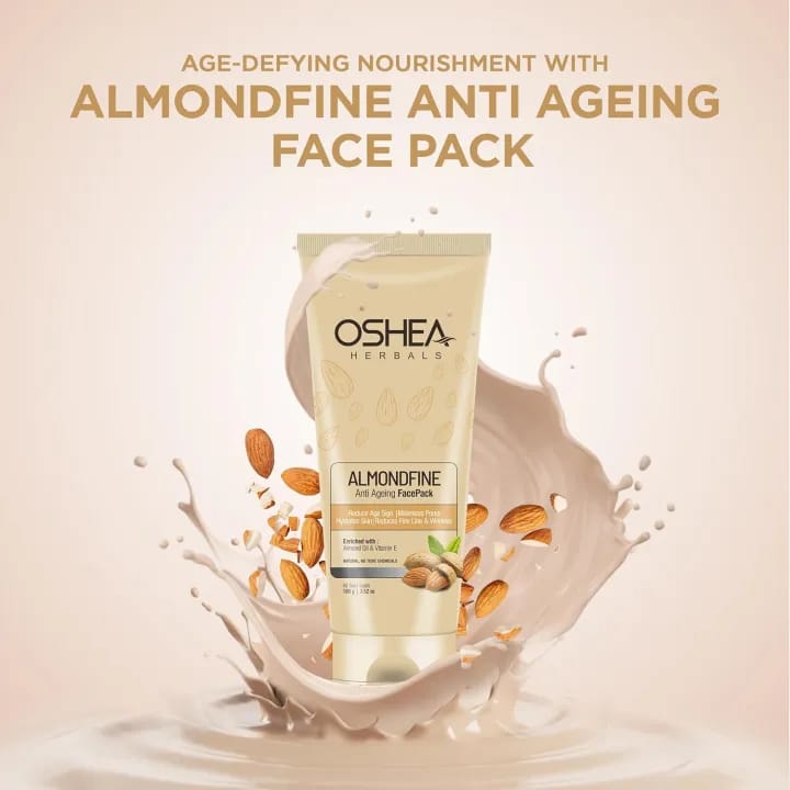 0SHEA HERBALS Almondfine Anti Ageing Face Pack (100g) - image 1