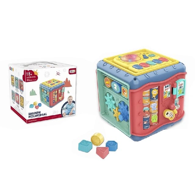 Wisdom Hexahedral Multi-Activity Learning Cube For Kids - image 4