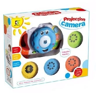 Kids Projection Camera Toy With Music & Lights | Educational Interactive Camera For Children - image 1