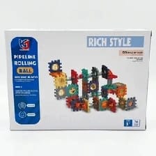 Pipeline Rolling Ball Building Blocks – Creative STEM Construction Toy For Kids - image 1