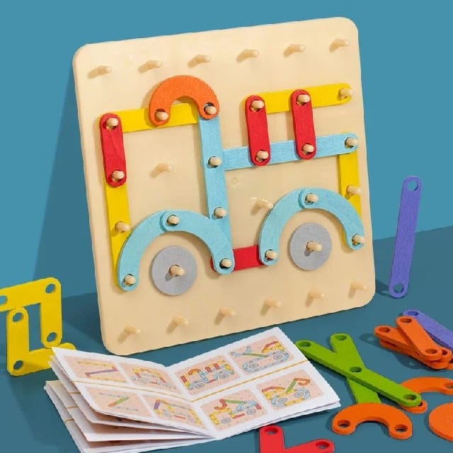 Creative Board Educational Activity Toy For Kids | Multi-Activity Learning Board - image 4