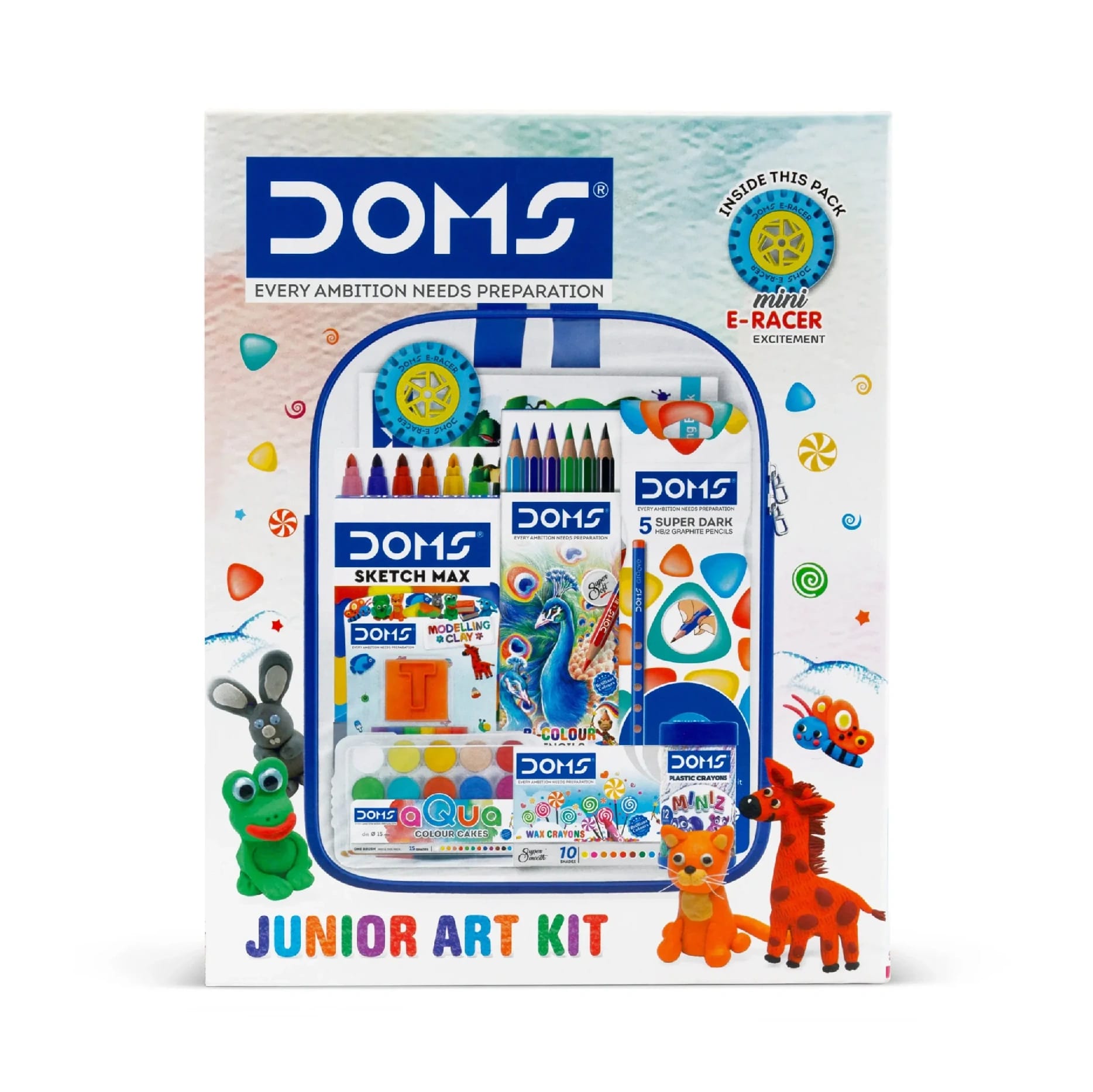 DOMS Junior Art Kit – Complete Kids Drawing & Coloring Set | Educational Art & Craft Kit For Children - image 1