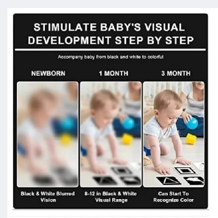 Baby Vision Trigger Cards | High Contrast Flash Cards For Newborns | Early Visual Stimulation & Brain Development (0+ Months) - image 2