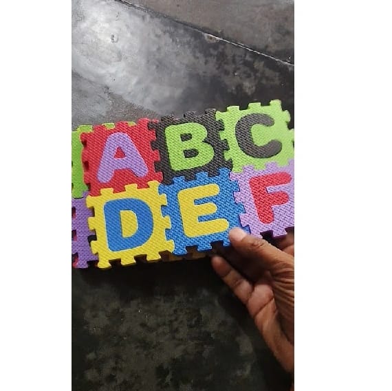 Foam Alphabet & Number Puzzle Mat – Interlocking EVA Foam Floor Tiles For Kids | Educational Play Mat & Learning Toy - image 1