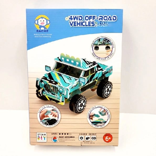 4WD Off-Road Vehicle 3D DIY STEM Building Kit For Kids - image 1
