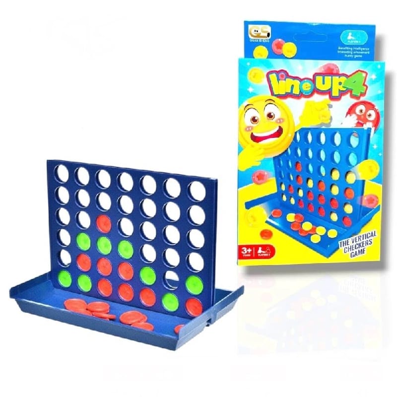 Line Up 4 Board Game For Kids – Strategy & Brain Development Game | Family Fun Educational Toy - image 2