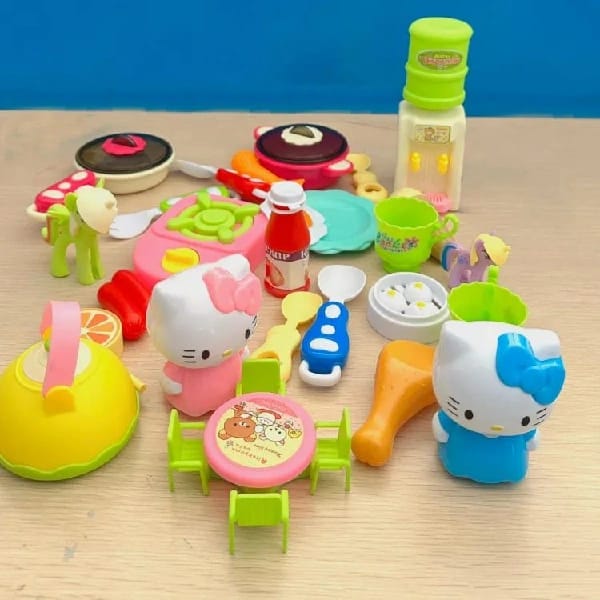 Princess & Her Pet Toy Kitchen Set For Kids | Pretend Play Cooking Playset - image 2