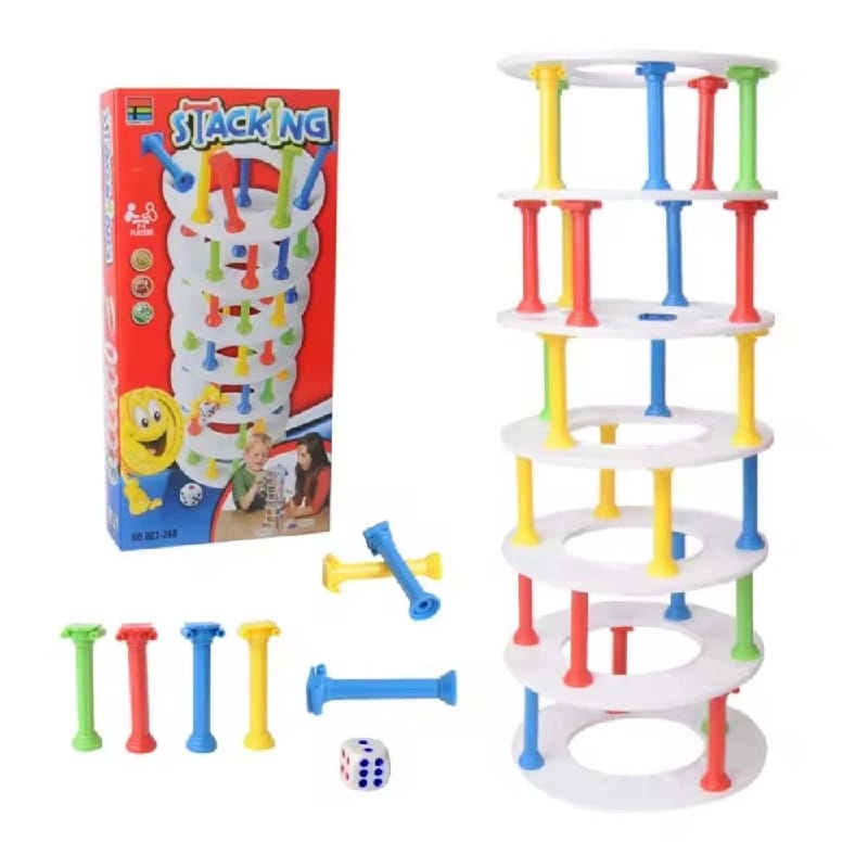 Stacking Balance Tower Game – Pizza Tower & Crazy Column Balance Game For Kids | Educational Family Party Game - image 1