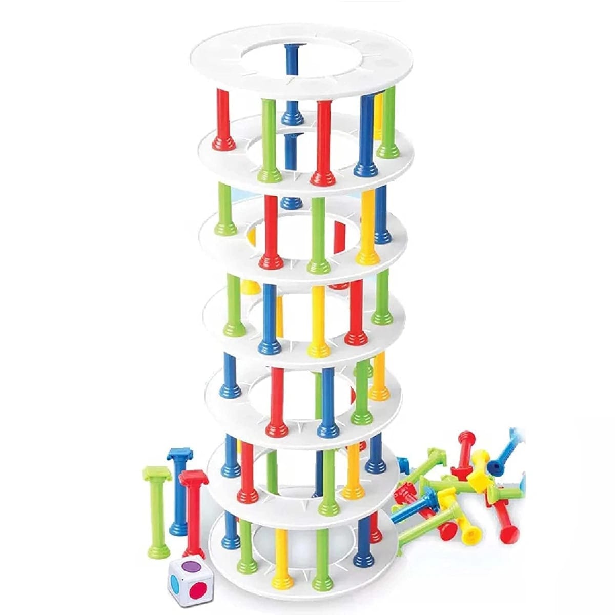 Stacking Balance Tower Game – Pizza Tower & Crazy Column Balance Game For Kids | Educational Family Party Game - image 2