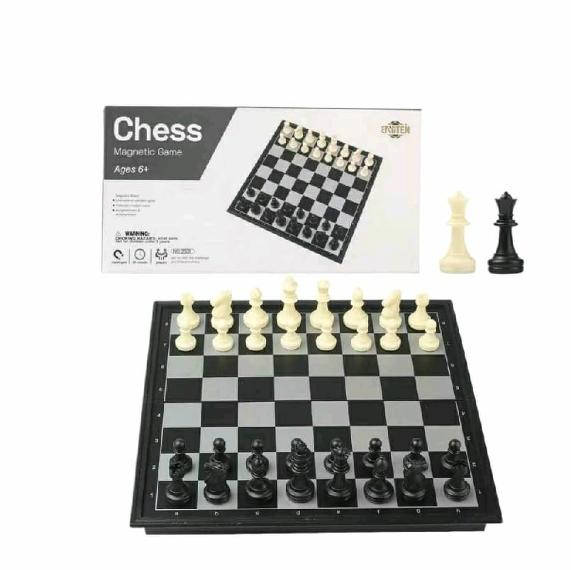 Magnetic Chess Board Game – Portable Travel Chess Set For Kids & Adults | Educational Strategy Board Game - image 1